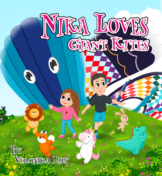 Nika Loves Giant Kites, Hard Cover Children's Book