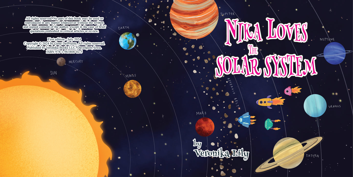 Nika Loves The Solar System, Hard Cover Children's Book
