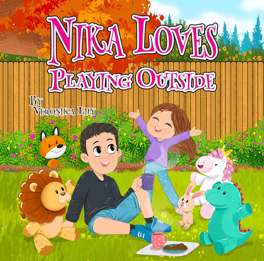 Nika Loves Playing Outside, Hard Cover Children's Book