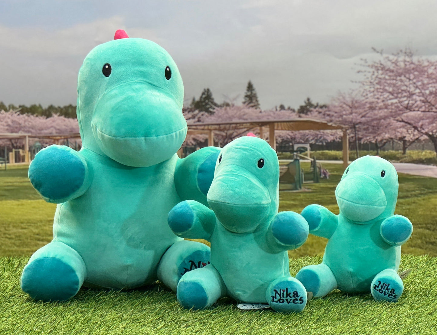 Medium Genosaurus Dinosaur, Plush Stuffed Animal