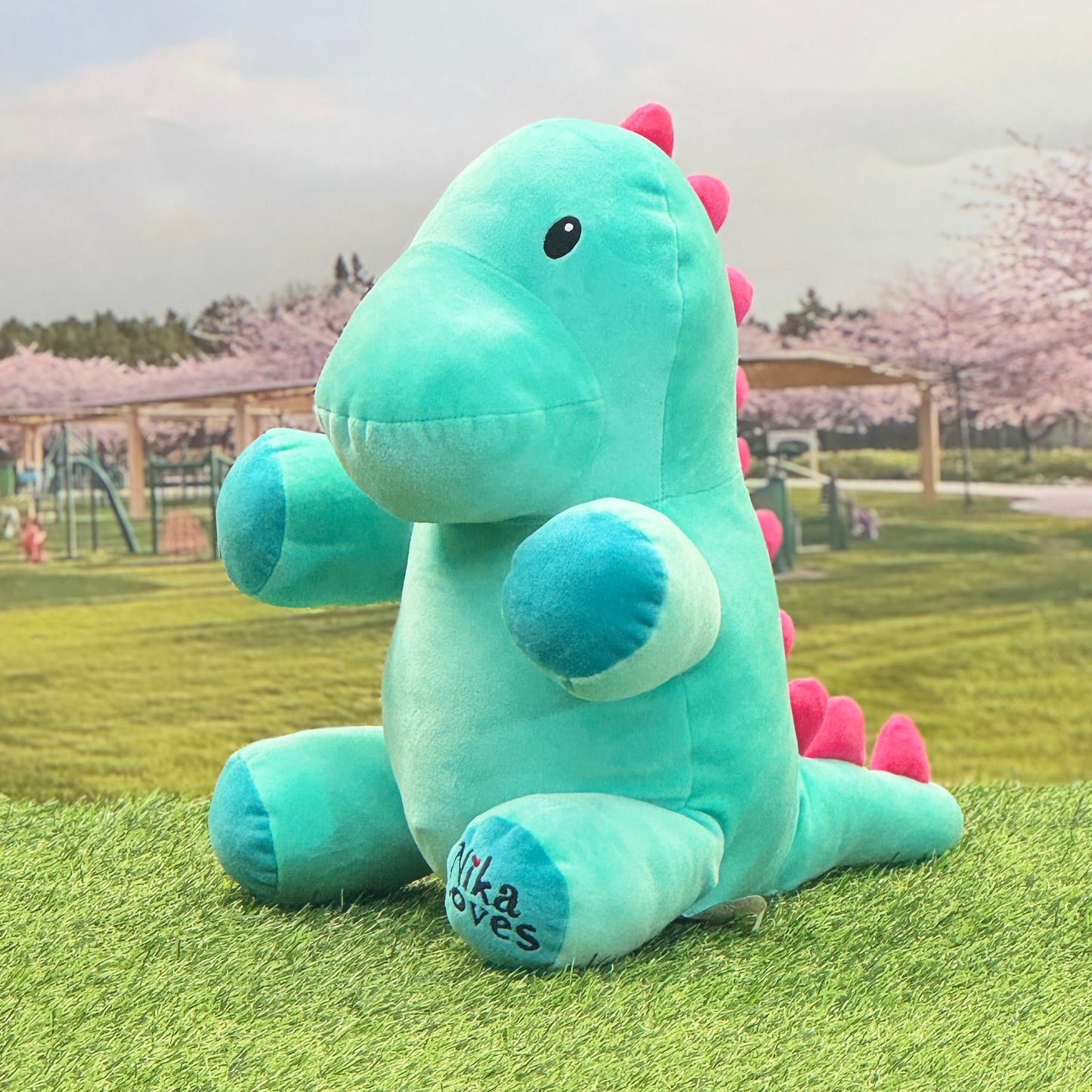 Large Genosaurus Dinosaur, Plush Stuffed Animal