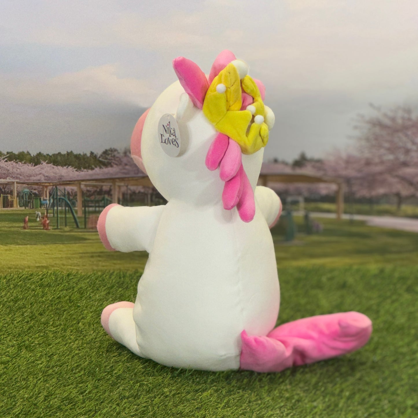 Large Princess Elena Unicorn, Plush Stuffed Animal