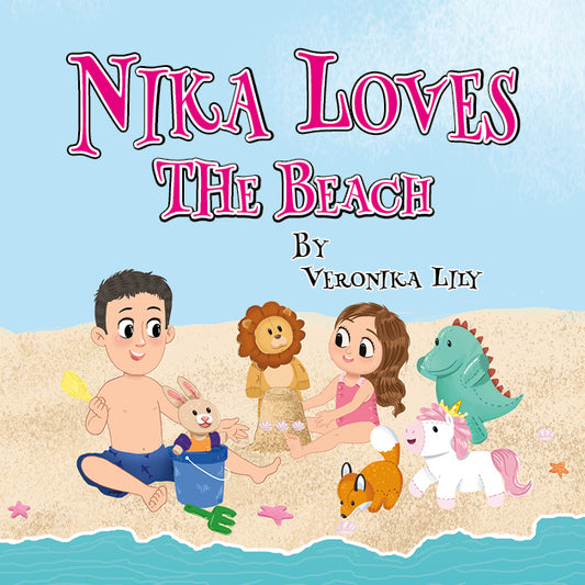 Nika Loves The Beach, Hard Cover Children's Book