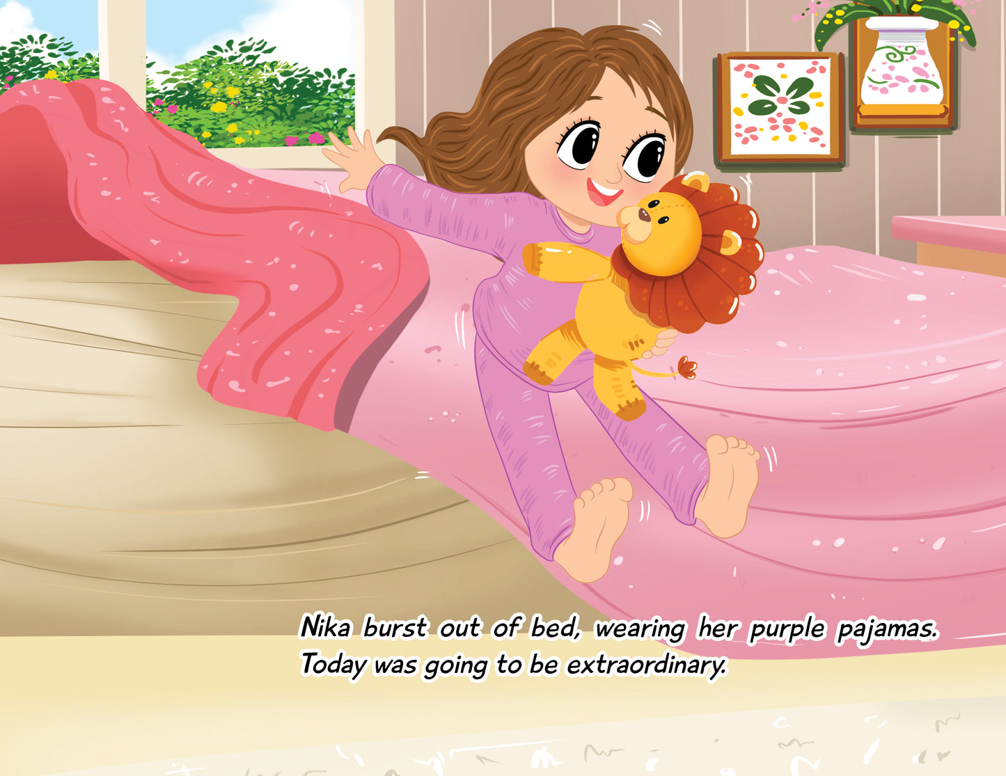 Nika Loves Giant Kites, Hard Cover Children's Book