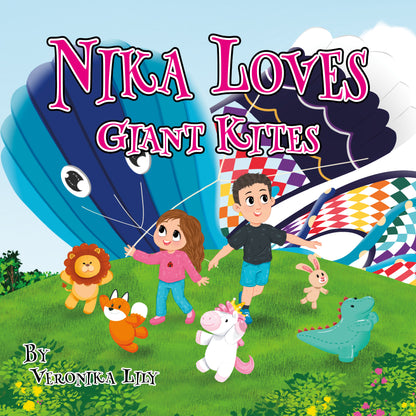 Nika Loves Giant Kites, Hard Cover Children's Book