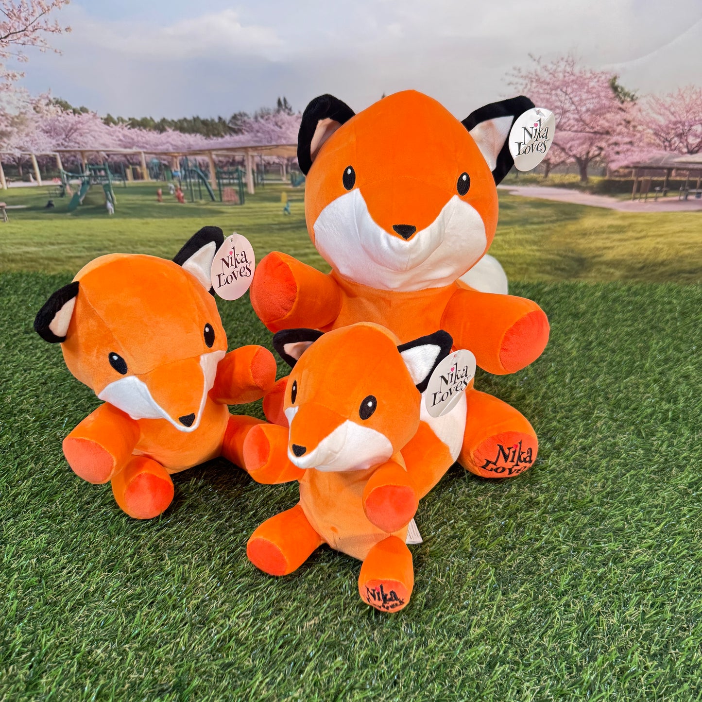 Small Alyssa Fox, Plush Stuffed Animal