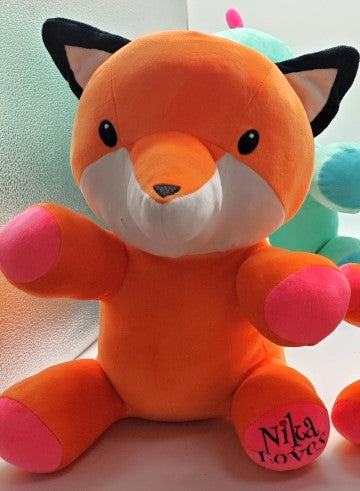 Large Alyssa Fox, Plush Stuffed Animal