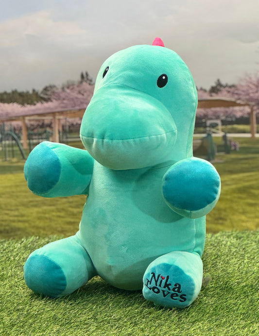 Large Genosaurus Dinosaur, Plush Stuffed Animal