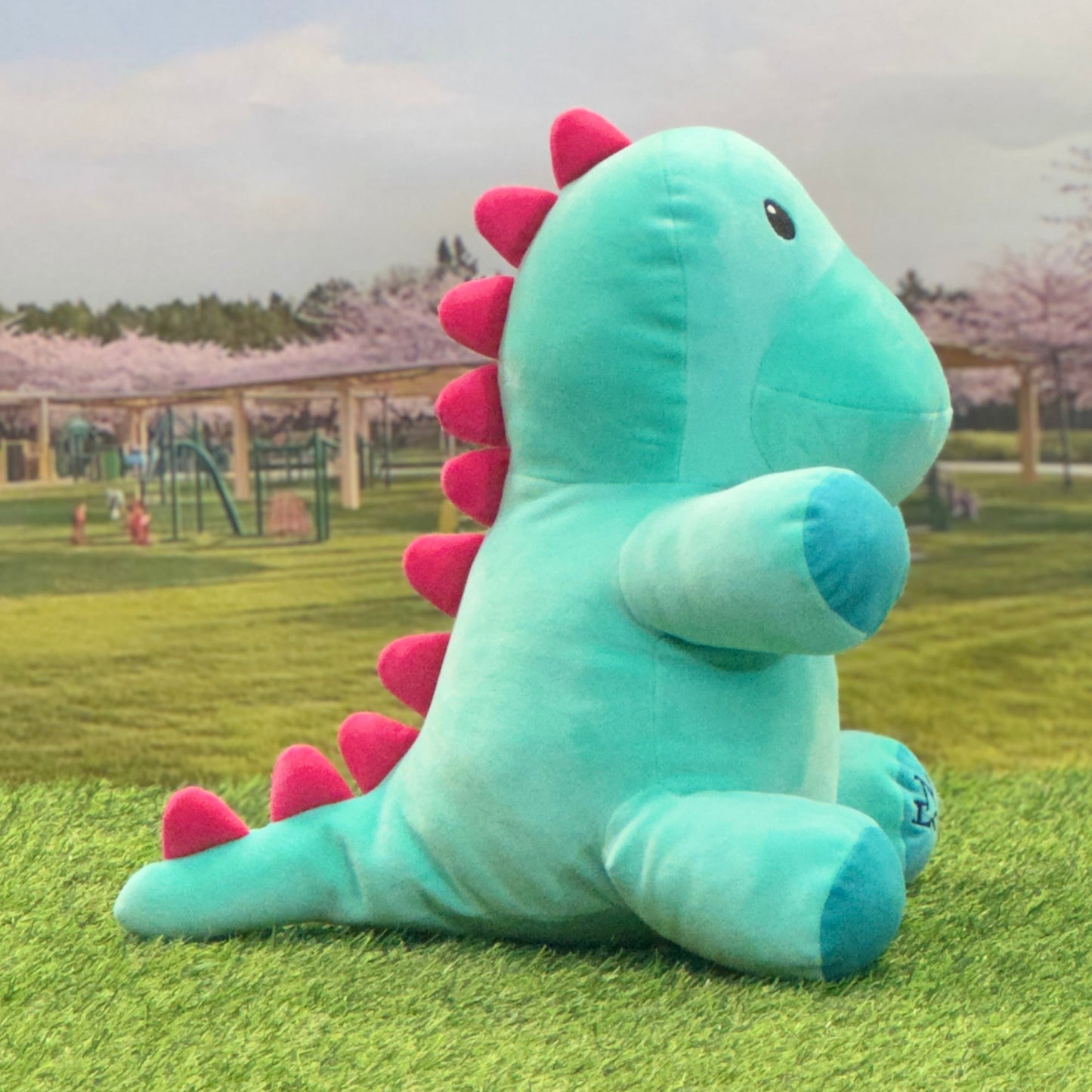 Large Genosaurus Dinosaur, Plush Stuffed Animal