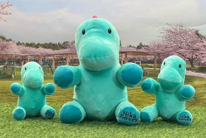 Large Genosaurus Dinosaur, Plush Stuffed Animal