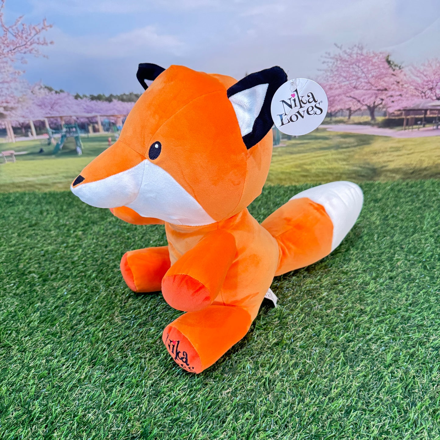 Large Alyssa Fox, Plush Stuffed Animal
