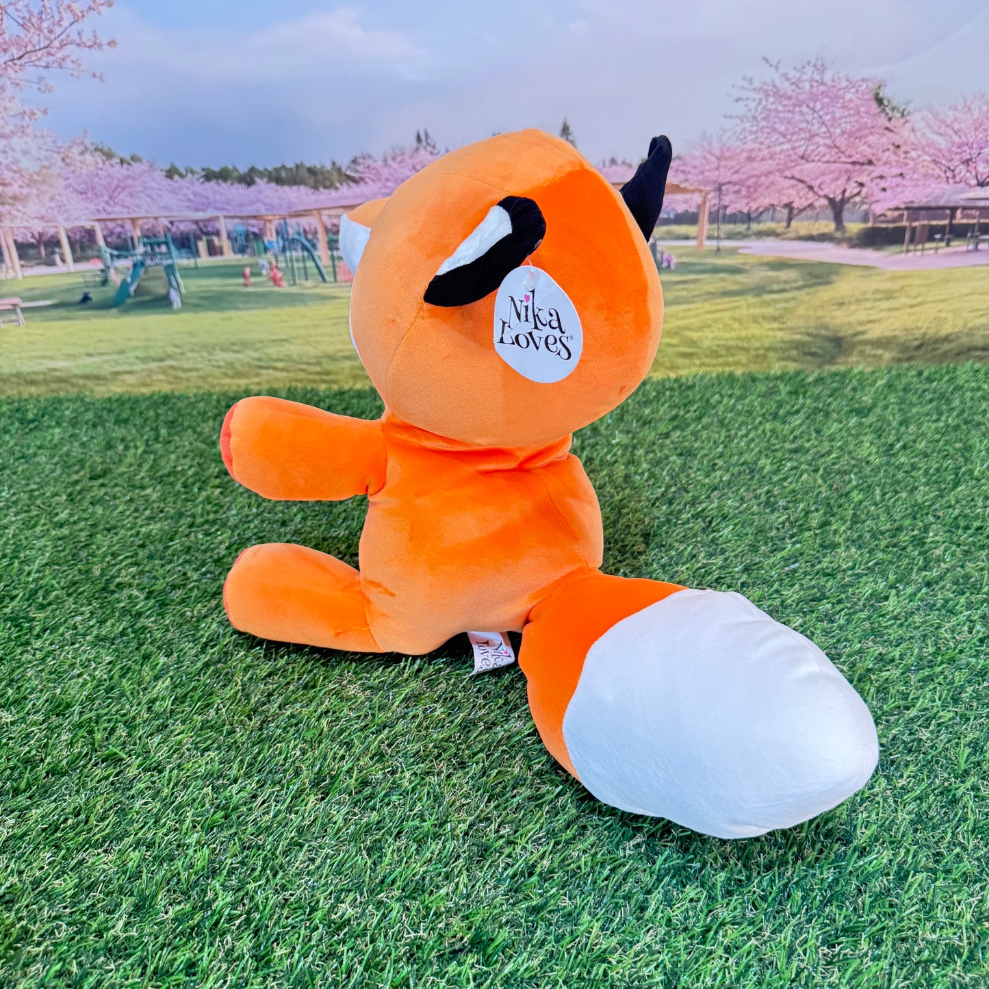 Large Alyssa Fox, Plush Stuffed Animal