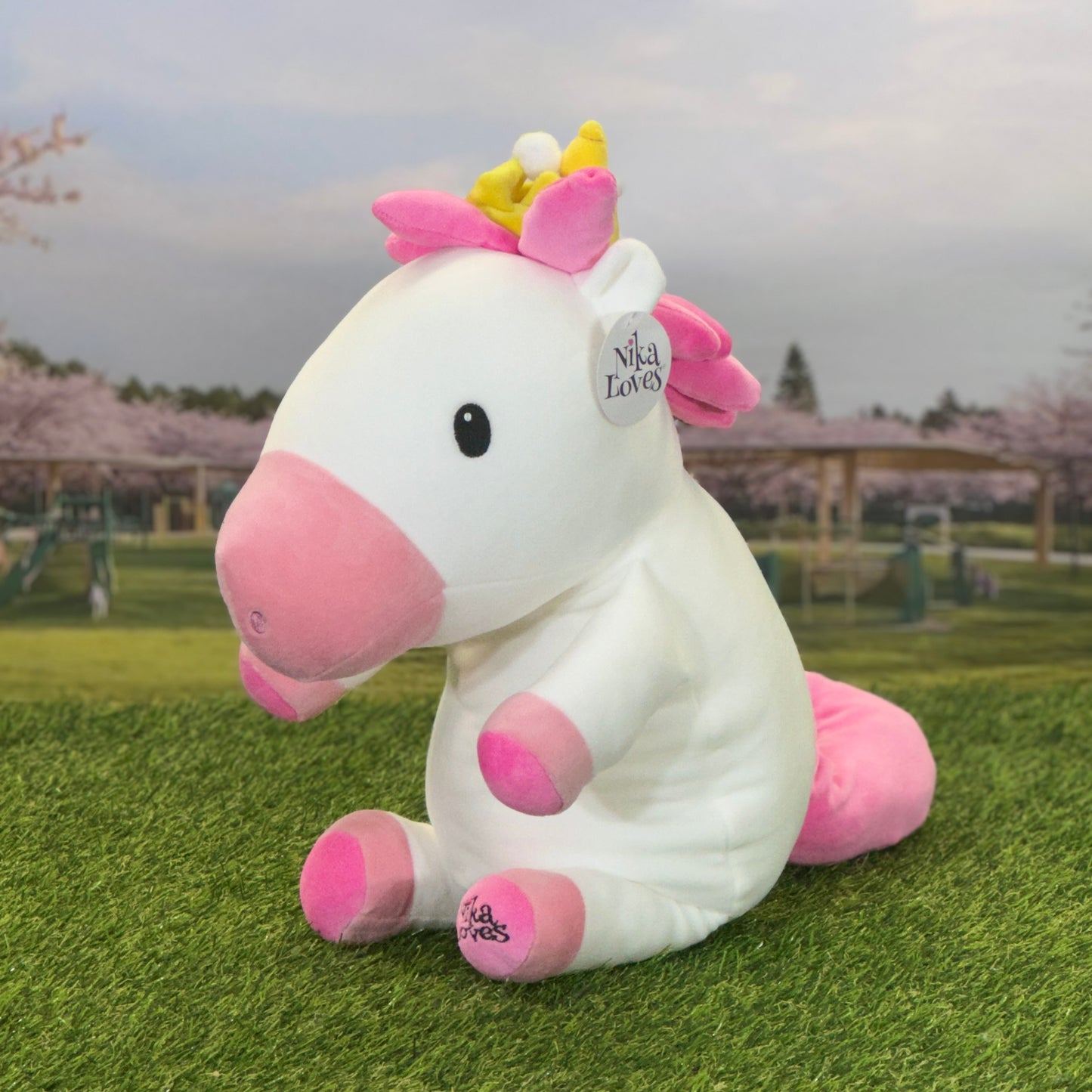Large Princess Elena Unicorn, Plush Stuffed Animal