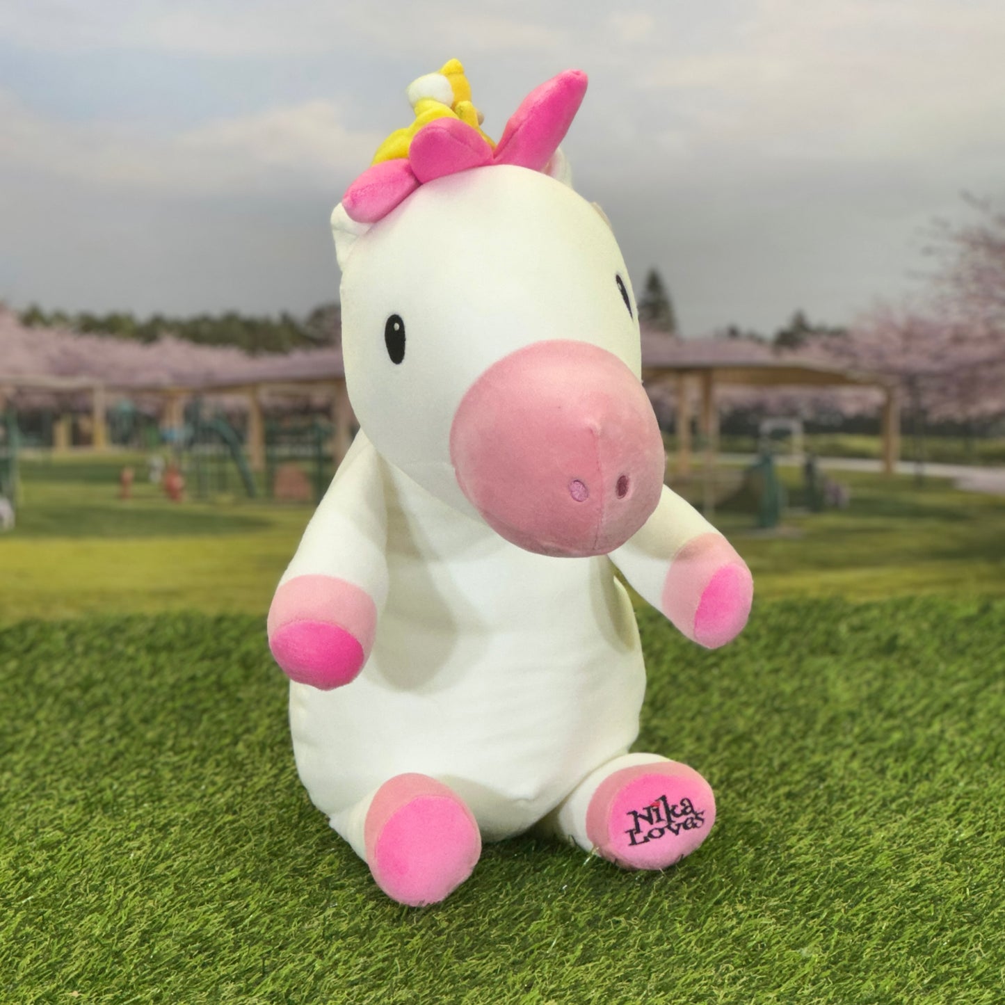 Large Princess Elena Unicorn, Plush Stuffed Animal