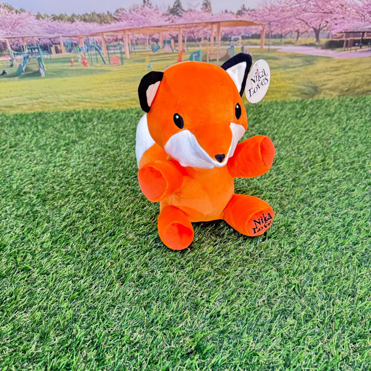 Medium Alyssa Fox, Plush Stuffed Animal