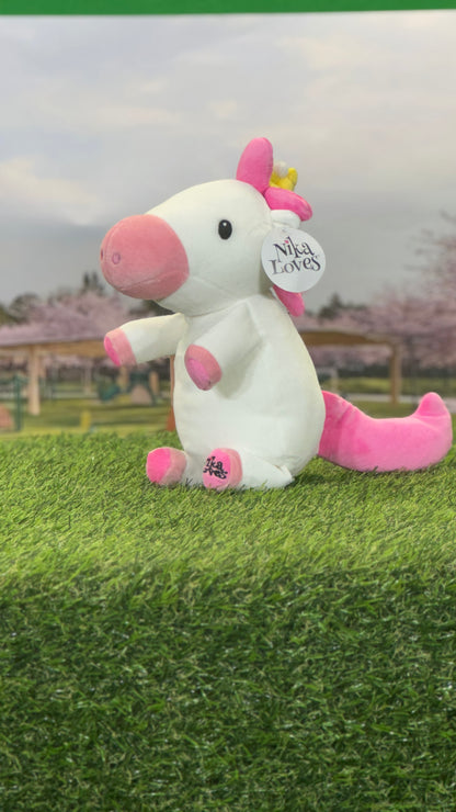 Medium Princess Elena Unicorn, Plush Stuffed Animal