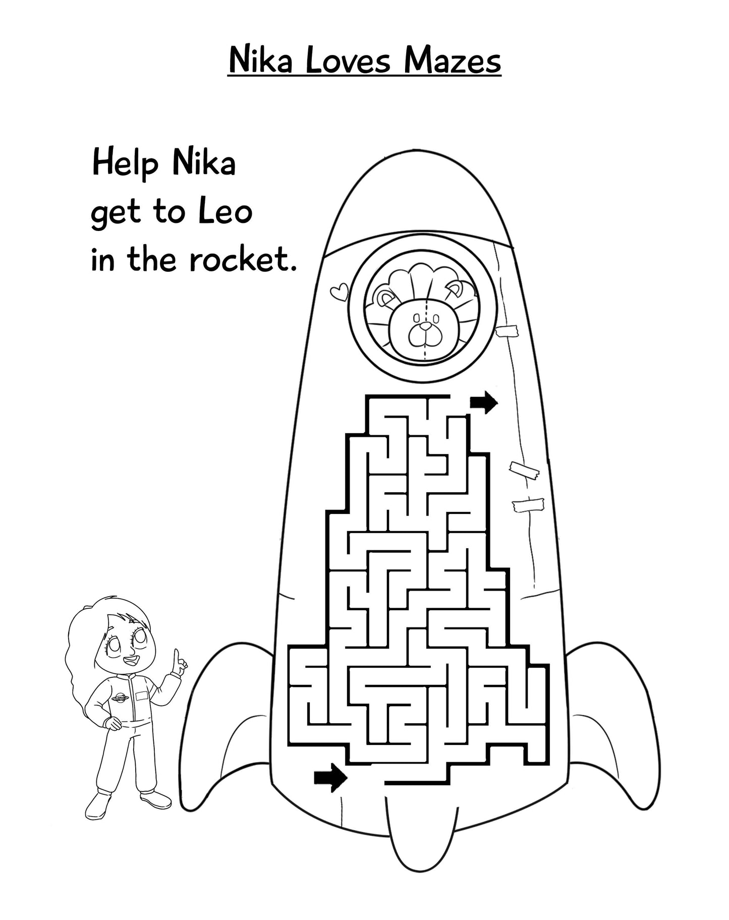 Nika Loves the Solar System Activity Book